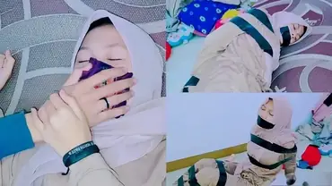 Bokep Lakban Ukhty Remaja Cantik Fetish BDSM poster