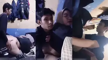 Ngewe Hijab Kacamata Montok Sampe Memek Banjir poster