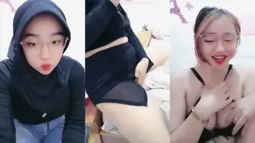 Ukhti Hijab Hitam Live Temaram Memek Becek poster